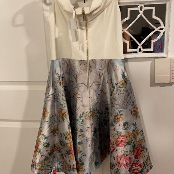 Ted Baker honeycomb A-line dress - Picture 5 of 7